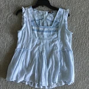 Love Sam lace detailed top